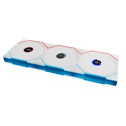 Комплект вентиляторов для корпуса Lian Li UNI FAN TL120 LCD Reverse Blade Wireless 3x120 мм (G99.12RTLLCD1W3W.00) белый