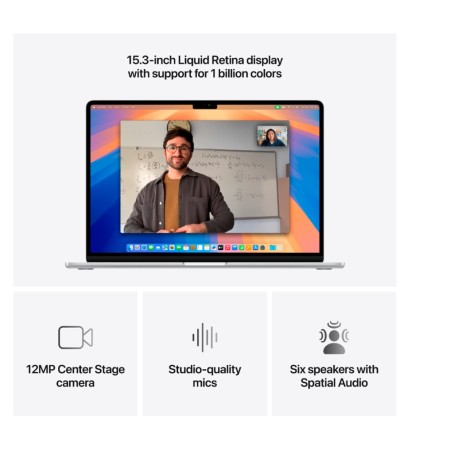 15.3" Ноутбук Apple MacBook Air (MW1H3RU/A) серебристый