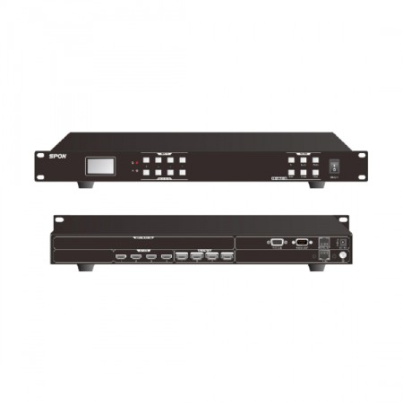 Матричный коммутатор Spon LCS-8004HTP черный
