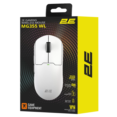 Мышь беспроводная + проводная 2E Gaming MG355 (2E-MG355UWT-WL) белый