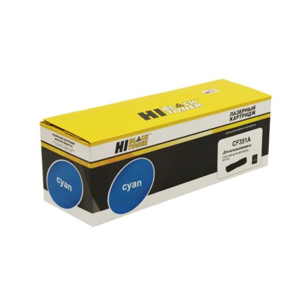 Тонер-картридж лазерный Hi-Black HB-CF351A голубой