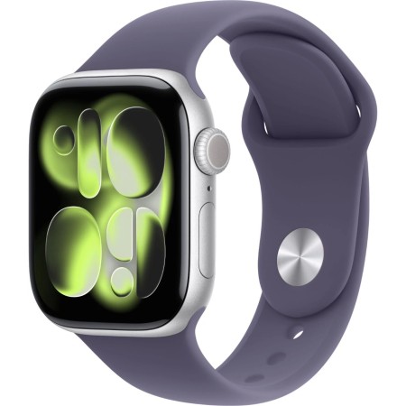 Смарт-часы Apple Watch Series 11 GPS (MEU64RK/A) серебристый/фиолетовый 42mm (S/M)