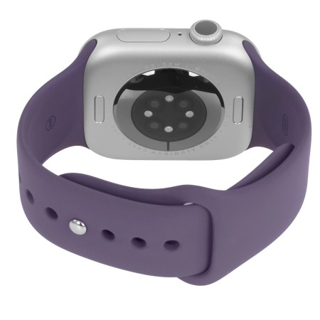 Смарт-часы Apple Watch Series 11 GPS (MEU64RK/A) серебристый/фиолетовый 42mm (S/M)