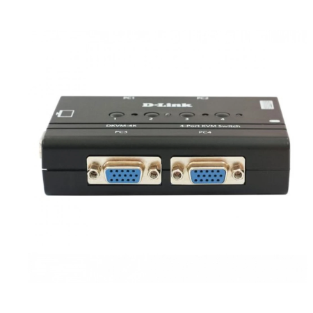 KVM-переключатель D-link DKVM-4K/B3A черный