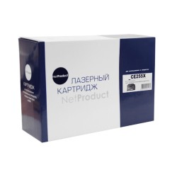 Картридж лазерный NetProduct N-CE255X черный (повышенная емкость)