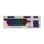 Клавиатура беспроводная + проводная Attack Shark X98Pro белый/бежевый/коричневый/черный