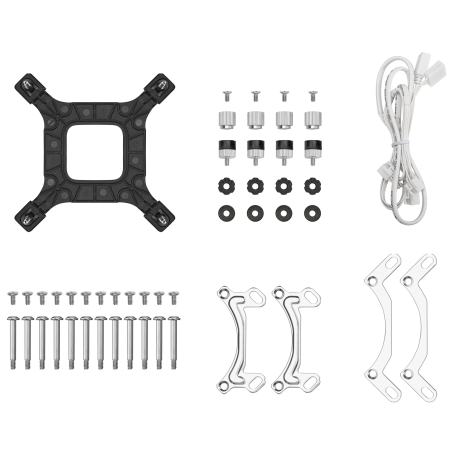 Система водяного охлаждения DEEPCOOL LE360 PRO WH (R-LE360PRO-WHAMMC-G-1) белый