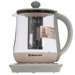 Электрический чайник BRAYER BR1015 бежевый Электрический чайник BRAYER BR1015 бежевый
