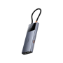 Док-станция Baseus Metal Gleam Series II (B00061802813-00) серый