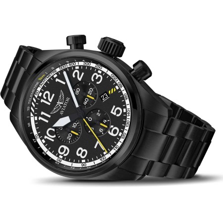 Чаcы наручные AVIATOR AIRACOBRA P45 CHRONO (V.2.25.5.169.5) черный