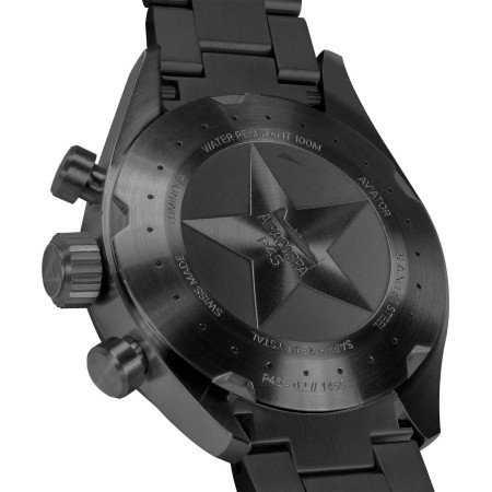 Чаcы наручные AVIATOR AIRACOBRA P45 CHRONO (V.2.25.5.169.5) черный