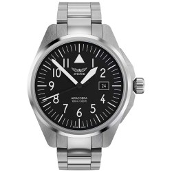 Чаcы наручные AVIATOR AIRACOBRA TYPE A (V.1.38.0.315.5) серебристый