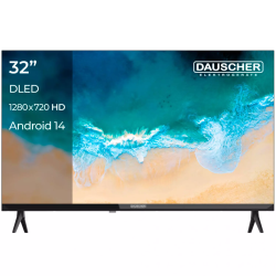 32" Телевизор DAUSCHER DA32HD черный
