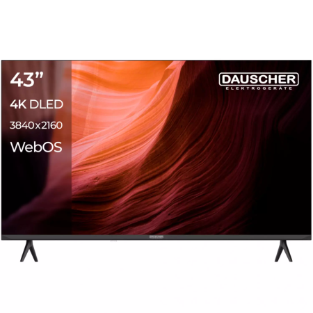 43" Телевизор DAUSCHER DA43UHD черный