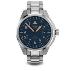 Чаcы наручные AVIATOR AIRACOBRA TYPE A (V.1.38.0.318.5) серебристый