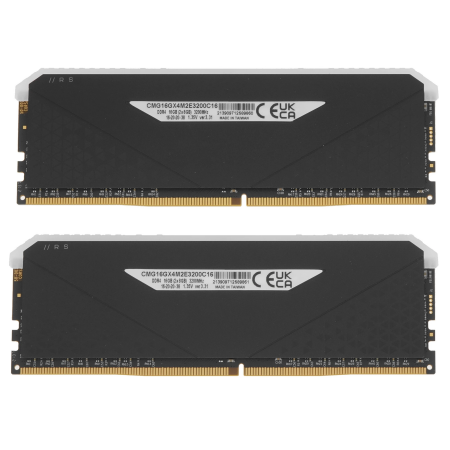 Оперативная память Corsair Vengeance RGB RS (CMG16GX4M2E3200C16) 16 ГБ черный