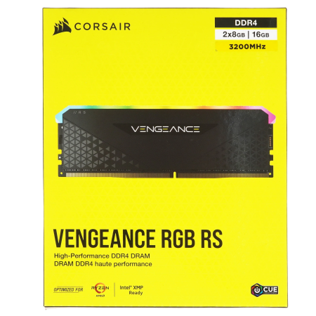 Оперативная память Corsair Vengeance RGB RS (CMG16GX4M2E3200C16) 16 ГБ черный