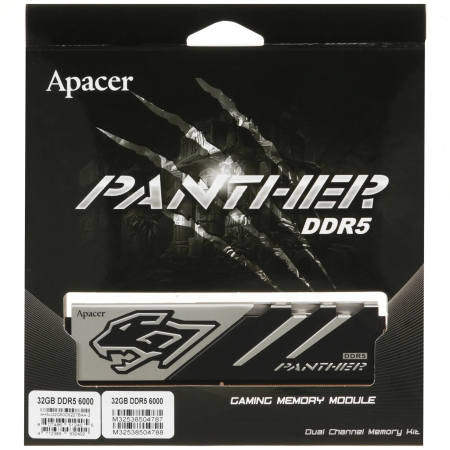 Оперативная память Apacer Panther (AH5U32G60C6227BAA-2) 32 ГБ