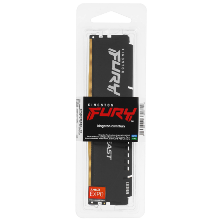 Оперативная память Kingston Fury Beast Black AMD (KF560C36BBE-32) 32 ГБ черный