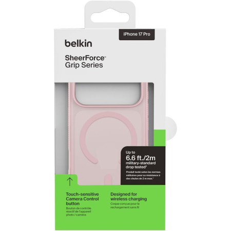 Чехол Belkin для Apple iPhone 17 Pro (MSA035HQPK) розовый