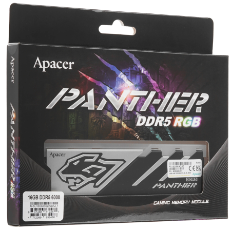 Оперативная память Apacer Panther RGB (AH5U16G60C6229BAA-1) 16 ГБ черный