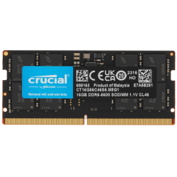 Оперативная память Crucial (CT16G56C46S5) 16 ГБ черный