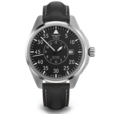 Чаcы наручные AVIATOR AIRACOBRA 43 HERITAGE (V.3.39.0.340.4) серебристый