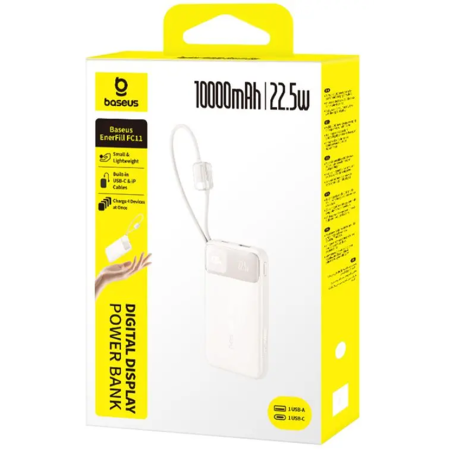 Портативный аккумулятор Baseus EnerFill FC11 E0027R (E0027R05) бежевый