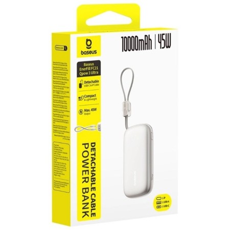 Портативный аккумулятор Baseus EnerFill FC21 Qpow 3 Ultra PPFLS-1045 (E0027Q01) серый