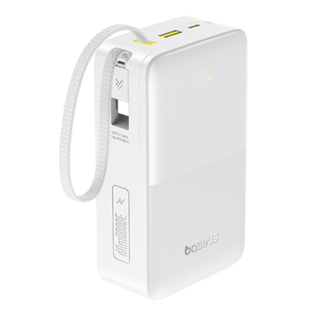 Портативный аккумулятор Baseus EnerFill FC51 Bipow2 Pro Digital Display PPBD2P-3022 (E0028101) белый