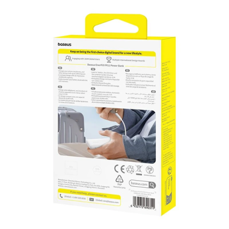 Портативный аккумулятор Baseus EnerFill FP11 PPAP-1015-2 (P1008210C213-00) белый