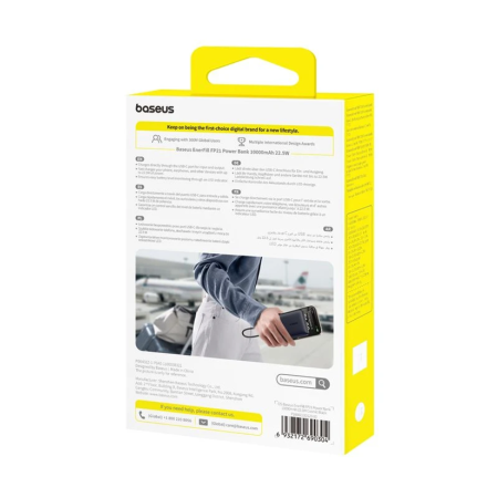 Портативный аккумулятор Baseus EnerFill FP21 PPAP-1022-2 (P1008210D123-00) черный