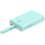 Портативный аккумулятор Baseus Magnetic Mini Wireless PPCXM10T (P1002210B333-00) мятно-зеленый