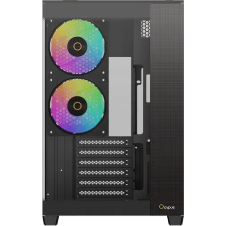 Корпус Ocypus Delta C74 ARGB (Delta-C74-BKD200XX-GL) черный