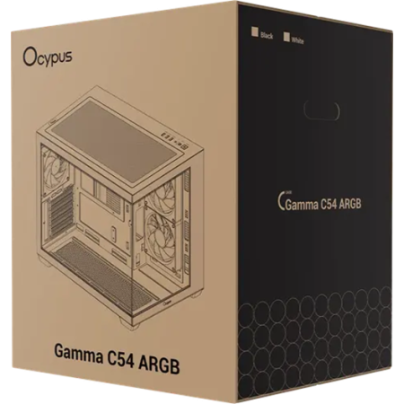 Корпус Ocypus Gamma C54 ARGB (Gamma-C54-BKD300XX-GL) черный