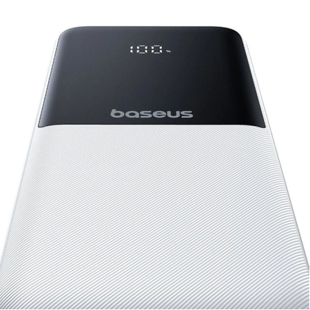Портативный аккумулятор Baseus Lipow Digital Display PPJP311 (P10079101213-00) белый