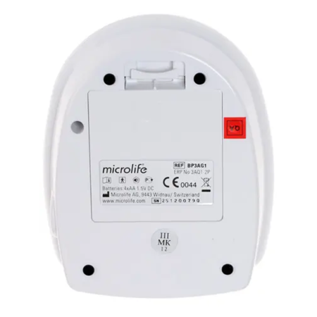 Тонометр MICROLIFE BP 3AG1 белый