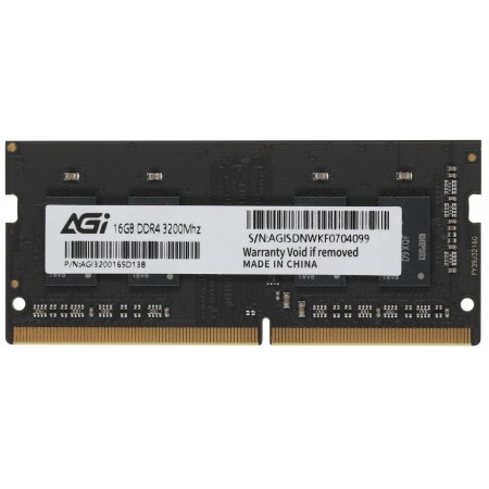 Оперативная память AGI Technology AGI320016SD138-ST OEM 16 ГБ черный