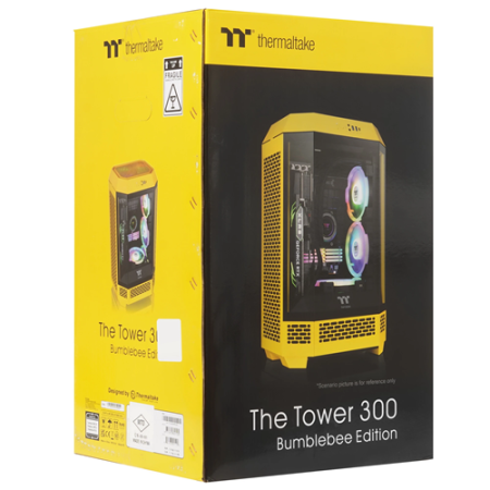 Корпус Thermaltake The Tower 300 Bumblebee (CA-1Y4-00S4WN-00) желтый