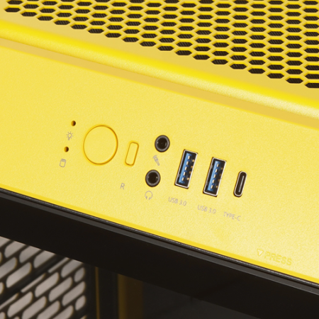 Корпус Thermaltake The Tower 300 Bumblebee (CA-1Y4-00S4WN-00) желтый