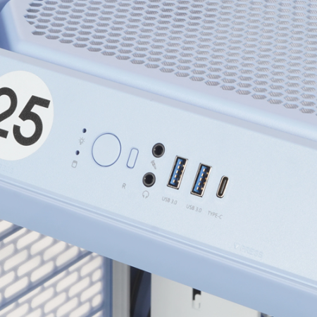 Корпус Thermaltake The Tower 300 Hydrangea Blue (CA-1Y4-00SFWN-00) голубой
