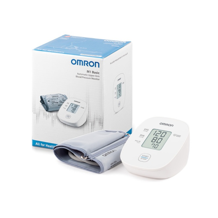 Тонометр Omron M1 Basic HEM-7121J-AF (HEM-7121J-AF) белый