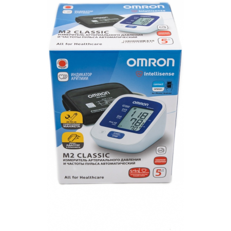 Тонометр Omron M2 Classic HEM-7122-ALRU (HEM-7122-ALRU) белый