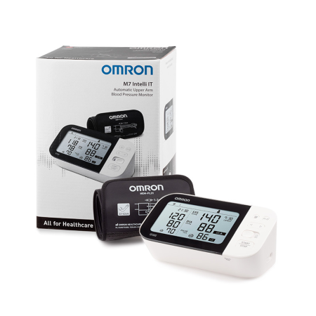 Тонометр Omron M7 Intelli IT HEM-7361T-EBK (HEM-7361T-EBK) белый