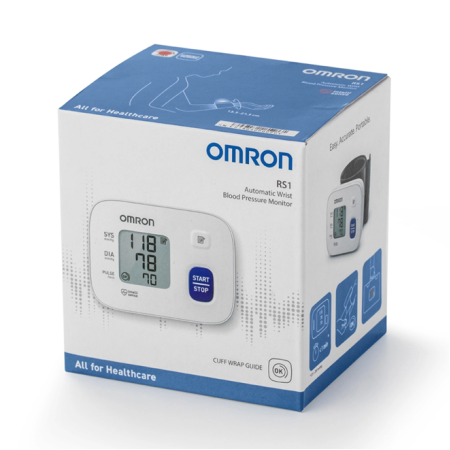 Тонометр Omron RS1 HEM-6160-E (HEM-6160-E) белый
