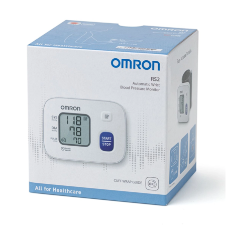 Тонометр Omron RS2 (HEM-6161-E) белый