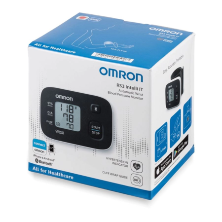 Тонометр Omron RS3 Intelli IT (HEM-6161T-E) белый