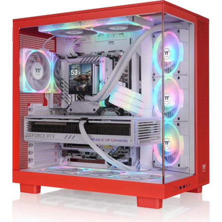 Корпус Thermaltake View 380 XL TG ARGB Flaming Orange (CA-11E-00MRWN-00) оранжевый