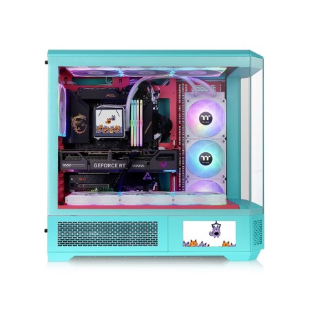Корпус Thermaltake View 600 TG Mint Strawberry (CA-11H-00FLWN-00) голубой