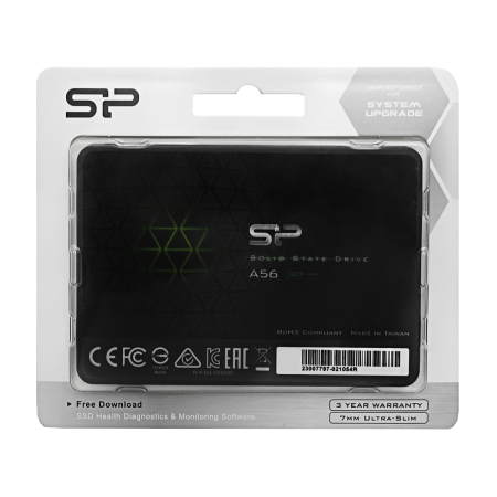 2 ТБ SSD диск Silicon Power Ace A56 (SP002TBSS3A56A25) черный